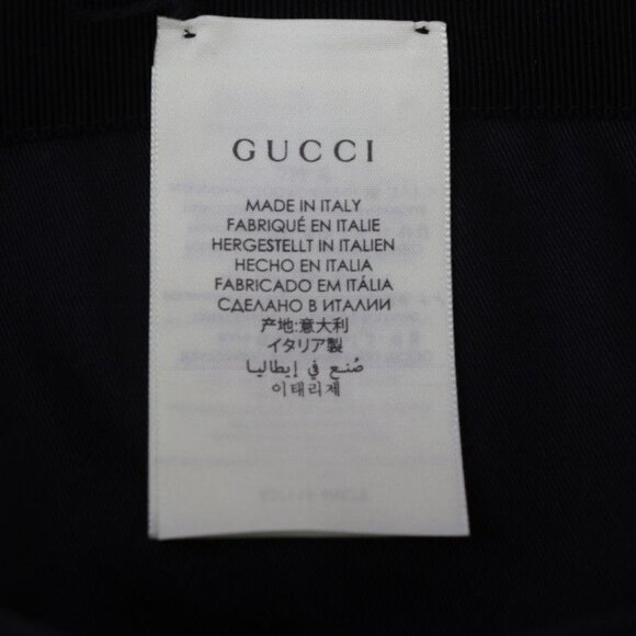 Gucci Bucket Hat GG Nylon Leather Yellow Black Off The Grid Hat main image 5